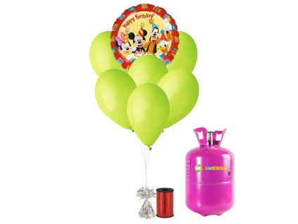 Set za zabavo s helijem  - Mickey Mouse Happy Birthday