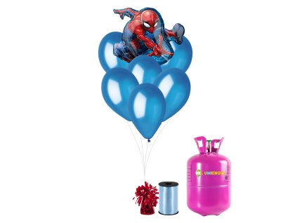 Set za zabavo s helijem - Spiderman modra
