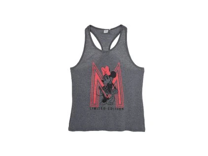 Dámske tielko -  Minnie Mouse, sivé