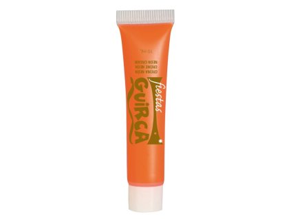 Barve za obraz v tubi - Neon oranžna 10ml