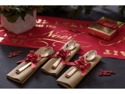 Dekoračné mašle - glitrované 10 ks