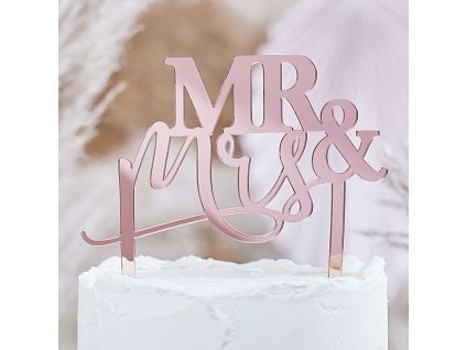 Ozdoba na tortu - Mr a Mrs