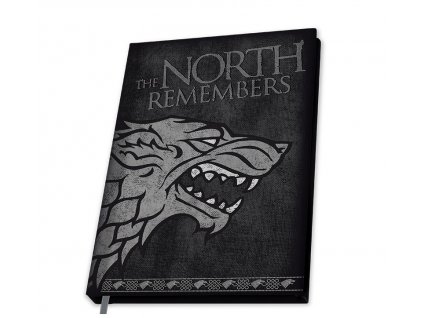 game of thrones a5 notebook stark x4