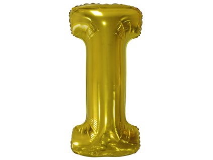83790 foliovy balonik pismeno i zlaty 86 cm