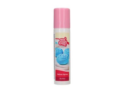 Sprej so zamatovým efektom - Sky blue 100 ml