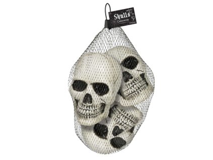 Dekorácia - Lebky 3 ks