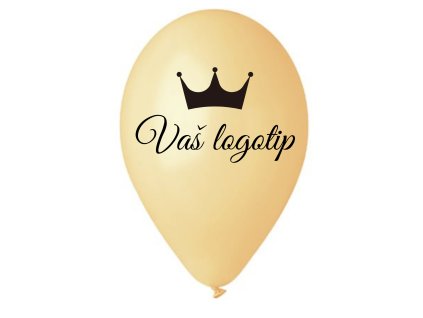 Balon z logotipom - barva telesa 26 cm