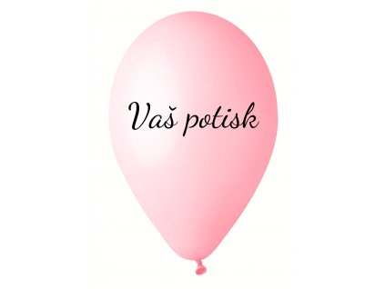 Balon z besedilom - Baby pink 26 cm