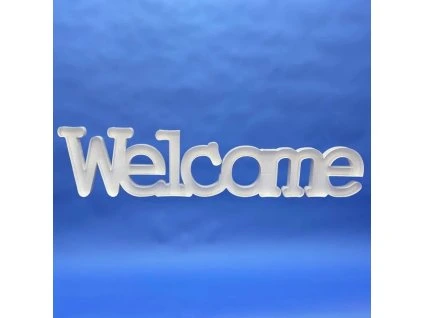 Šablóna na balóny - Welcome
