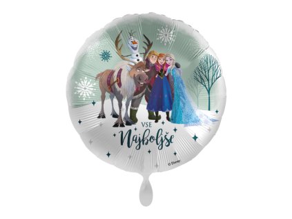 Balon iz folije - Vse najboljše Frozen