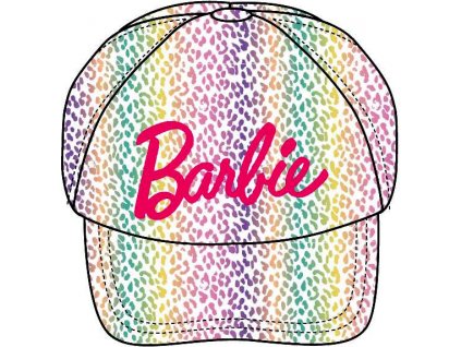 Dievčenská šiltovka - Barbie (Velikost kape s šiltom 54)