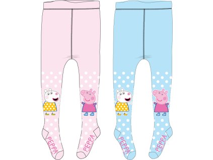 Dievčenské pančuchy - Peppa Pig, ružové (Velikost - otroci 104/110)