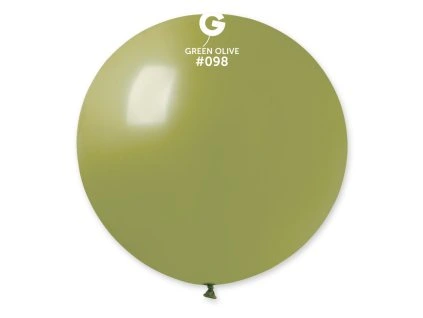 Balónik pastelový olivový 80 cm