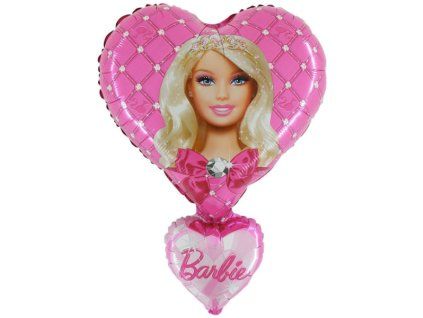 Fóliový balón - Barbie 80 x 65 cm