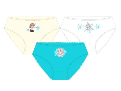 Dievčenské spodné prádlo - Frozen mix farieb, 3 ks (Velikost - otroci 104/110)