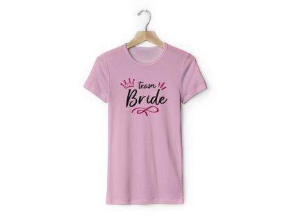 Dámske tričko - Team Bride korunka