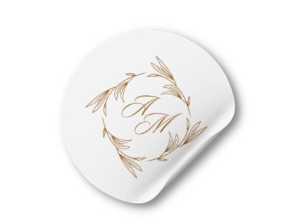 Nálepka - Golden Exquisite