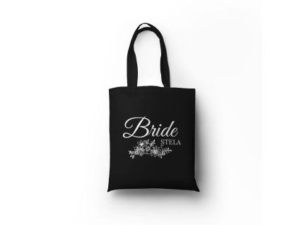 Plátená taška s potlačou - Bride
