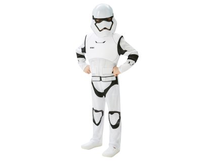 Detský kostým deluxe - Storm Trooper (Velikost - otroci L: 128 cm)