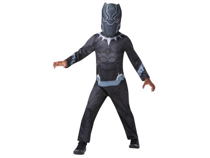 Detský kostým Classic - Black Panther (Velikost - otroci XS: 98 cm)