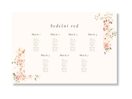 Sedežni red - Spring time