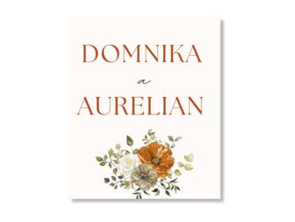 Visačka na darček - Autumn time