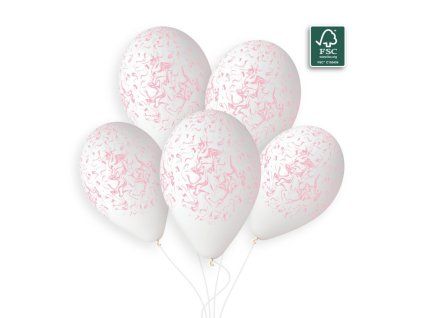 Balón - Mramor ružový 33 cm