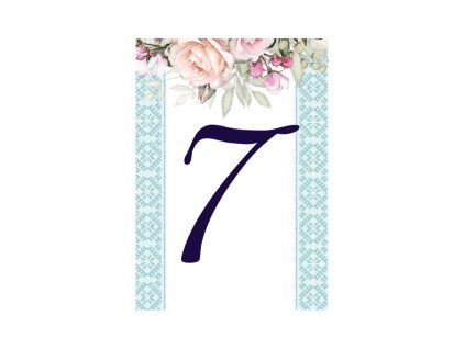 Číslo stola - Rustic