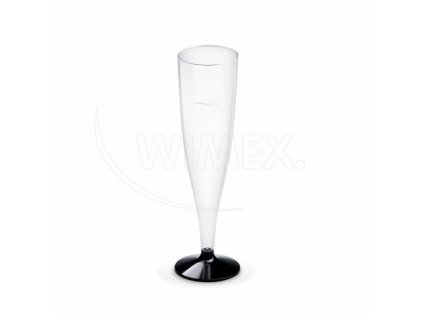 99820 poharek krystal na sekt ps dvoudilny cerna nozka 60mm 0 1l 20 ks