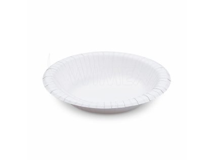 98707 papirova miska fsc mix bila 20cm 480ml 50 ks