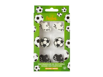 94750 cukrove zdobenie futbal 6 ks