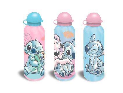 Fľaša na vodu - Stitch (Barva Modra)