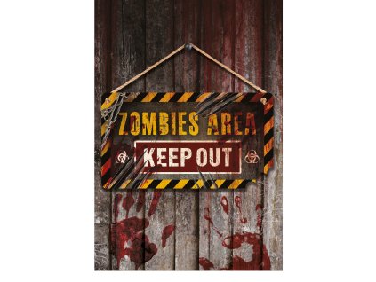 Tabuľka na dvere - Keep Out 35 x 20 cm