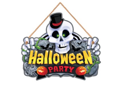 Viseča dekoracija - Halloween party 35 x 20 cm