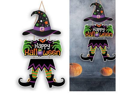 95785 visiaca dekoracia happy halloween carodejnica 55 cm