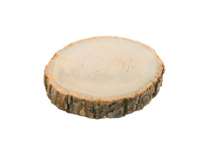 wooden log w bark 26cm x 4cm