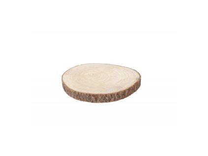 round wood chip w bark dia around dia around 34cm x 3 5cm