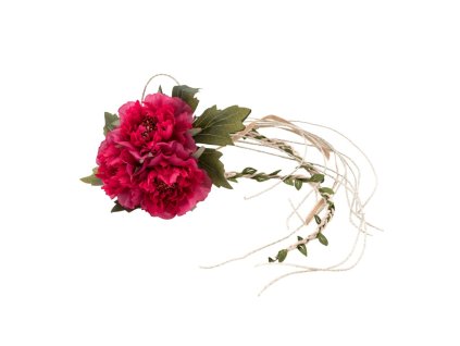 bunch of 3 pink lady peonies 15cm x 10cm x 40cm
