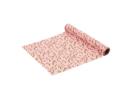 pink daisy table runner 28cm x 3m