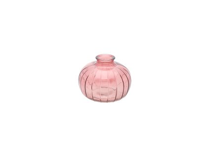 rose tan glass vase bari dia 11cm x 8 5cm