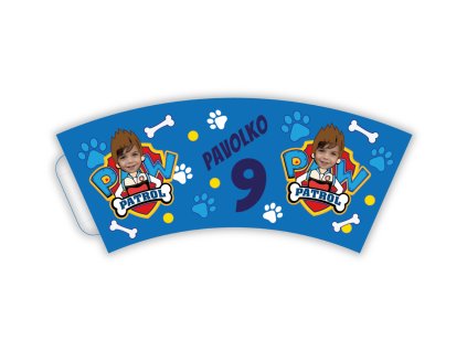 98845 2 personalizovane papierove pohare 6 ks paw patrol