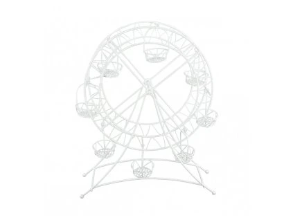 Dekorácia - Biely kolotoč