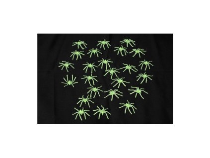 24 pp spiders glow in the dark 3 8cm x 4 1cm