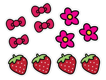 Personalizirani okraski za kolačke - Hello Kitty