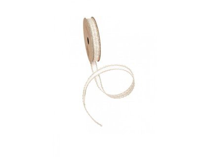 Samolepiaca ozdobná stuha - Ivory 1 cm x 2 m