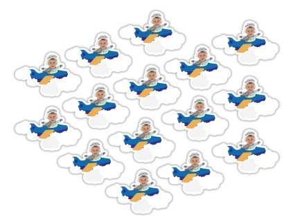 99439 personalizovane konfety lietadlova oslava