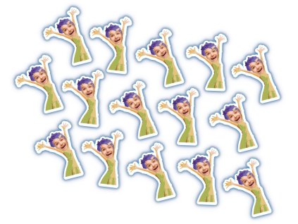 Personalizované konfety -  V hlave