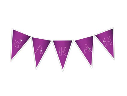 Personalizirana girlanda - Retro party