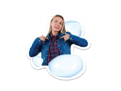 Personalizirana dekoracija na palčki za torto - Bubble party