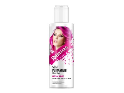 Semipermanentná farba na vlasy 100 ml - Neon Pink